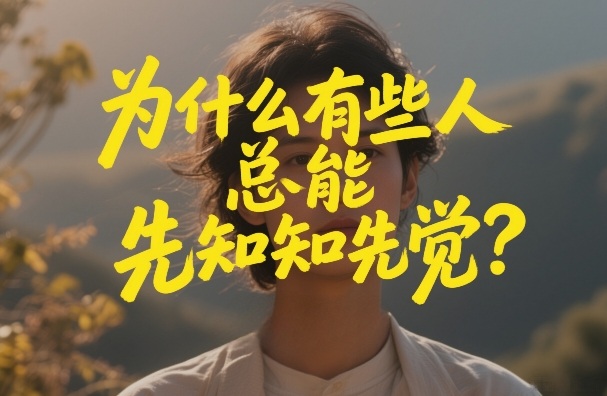 付费文章：为什么有些人总能先知先觉？